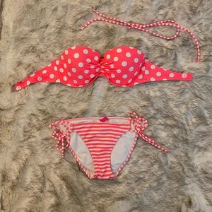 Victoria’s Secret underwire bikini 36C, XS bottoms